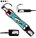 BPS 'Storm' Surfboard Straight Leash - 8-Foot Premium SUP/Surf Strong 7.2mm Leg Rope - Stainless Steel Swivels Triple Rail Saver SUP Paddle Surf Boarding Paddle Boarding (Red) primary