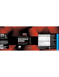 GNC Amp wheybolic Ripped, diseño de fresas y crema
