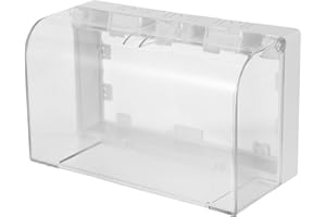 VALICLUD Socket Box Outdoor Electrical Gang Adhesive Protector for Bathroom Wall