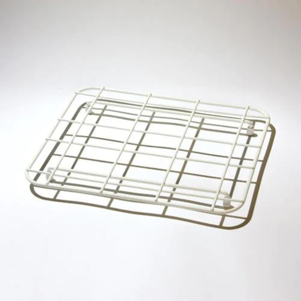 White Plastic Coated Small Sink Mat