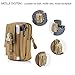 LingAo Tactical Molle Pouch EDC Utility Gadget Belt Waist Bag, Camping Hiking Outdoor Gear Cell Phone Holster Holder for iPhone 6/6S