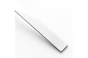 AULIGET 6” Peel and Stick PVC Trim for Wall Tile Edges, Kitchen backsplash, Photo & Mirror Frame (Pack of 24, Polished White Ceramic Look)
