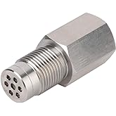 Haofy M18 X 1.5 Stainless Steel Universal O2 Sensor Extender Spacer, Oxygen Sensor Adapter for Car