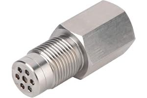 Haofy M18 X 1.5 Stainless Steel Universal O2 Sensor Extender Spacer, Oxygen Sensor Adapter for Car