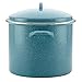 Paula Deen Enamel on Steel Stock Pot/Stockpot with Lid, 12 Quart, Gulf Blue Speckle
