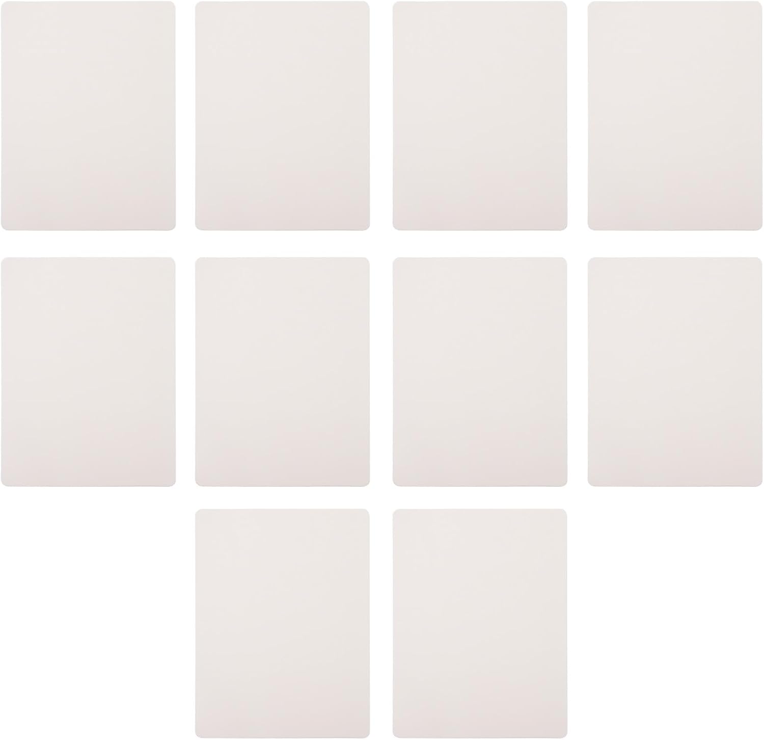 Abaodam Tattoo Training Skin 10Pcs White Silicone Practice Accessories for Eyebrow, Sturdy and Grit-Free