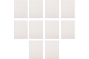 Abaodam Tattoo Training Skin 10Pcs White Silicone Practice Accessories for Eyebrow, Sturdy and Grit-Free