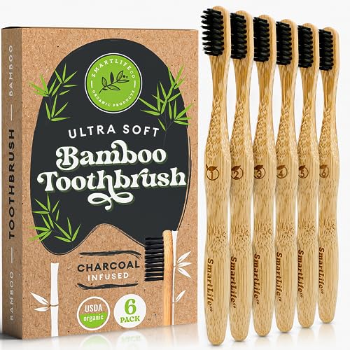 Producto: Charcoal Bamboo Toothbrushes (12