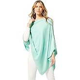 Coco + Carmen Women’s Versatile Lightweight Poncho Shawl Wrap | Wear Multiple Ways | 15 Colors | Fashionable Clothing Accessory | OSFM