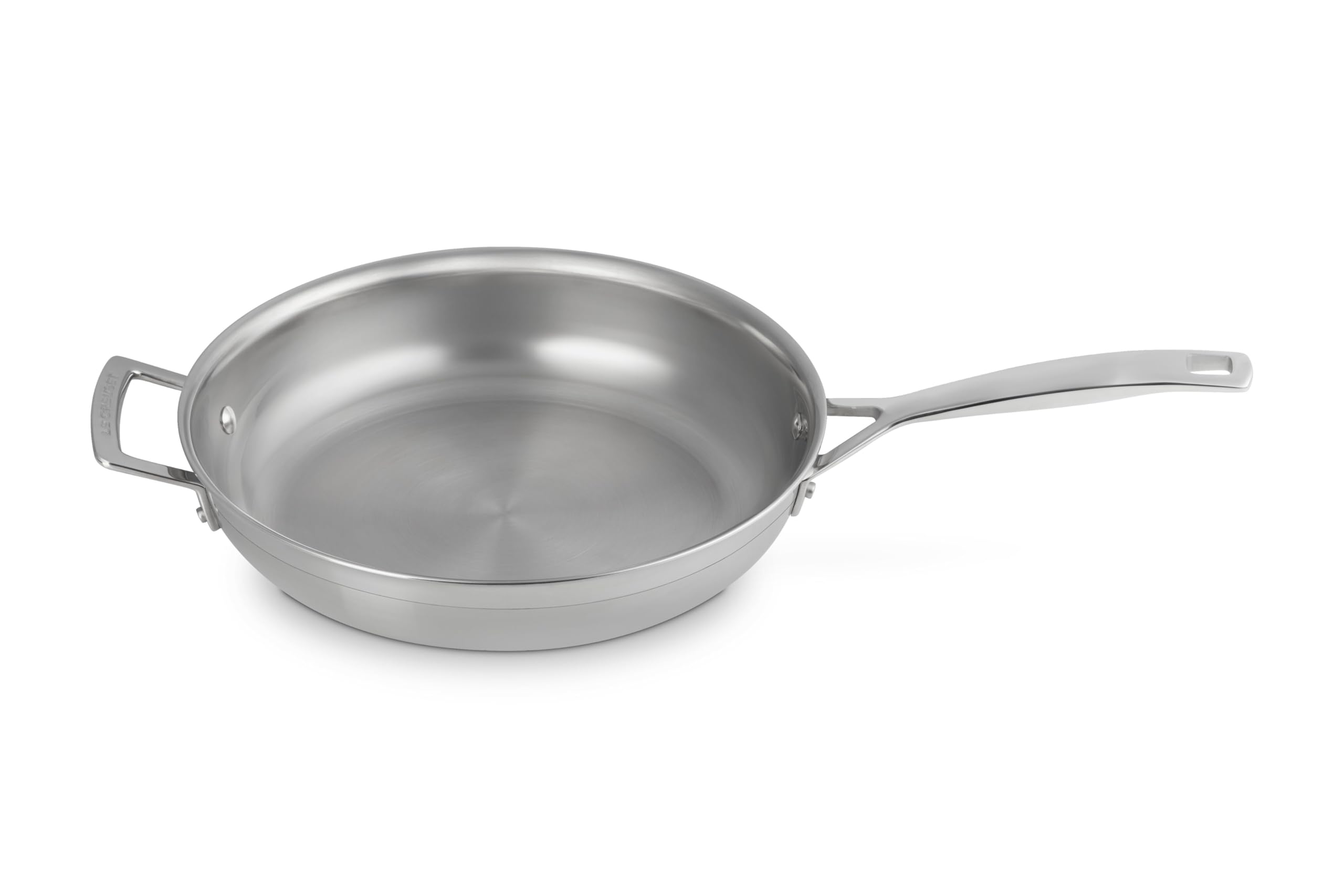 LE CREUSET 3-Ply Stainless Steel Uncoated Frying Pan, 28 x 6 cm, 96200228001100, Silver