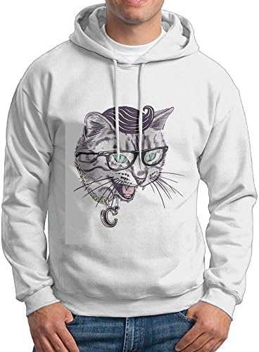 Leona Store Cat Men's 100% Cotton Sportswear Hoodie