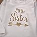 Newborn Baby Boy Girl Romper Tops + Headband+Leg Warmer 3PCS Outfits Set Clothes (0-6 Months), Tag 70, White/ Black/ Gold