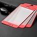 iPhone 7 Plus Screen Protector Tempered Glass 3D Full Coverage, Fingerprint-Proof and Scratch Resistant iPhone 7 Plus Tempered Glass - Red by Meidu