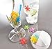 Drink Markers - Set of 12 Stick-On Wine Charms - Colorful Glass Markers With Toothpick Holder And Storage Case, Mulitcolor, By Orka