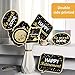 Boao 24 Pcs Retirement Party Decoration Set Retirement Table Decorations Golden Centerpiece Sticks Glitter Centerpieces for Tables Superannuation Party Supplies Men and Women