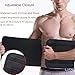 Hero Selected Sweat Waist Trimmer, Neoprene Waist Trainer Adjustable Widened Ab Belt for Men-Weight Loss/Back Support