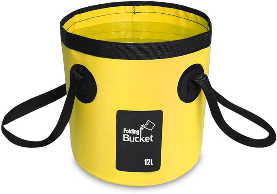 Collapsible Folding Bucket Portable (12L) Portable Lightweight Pail for