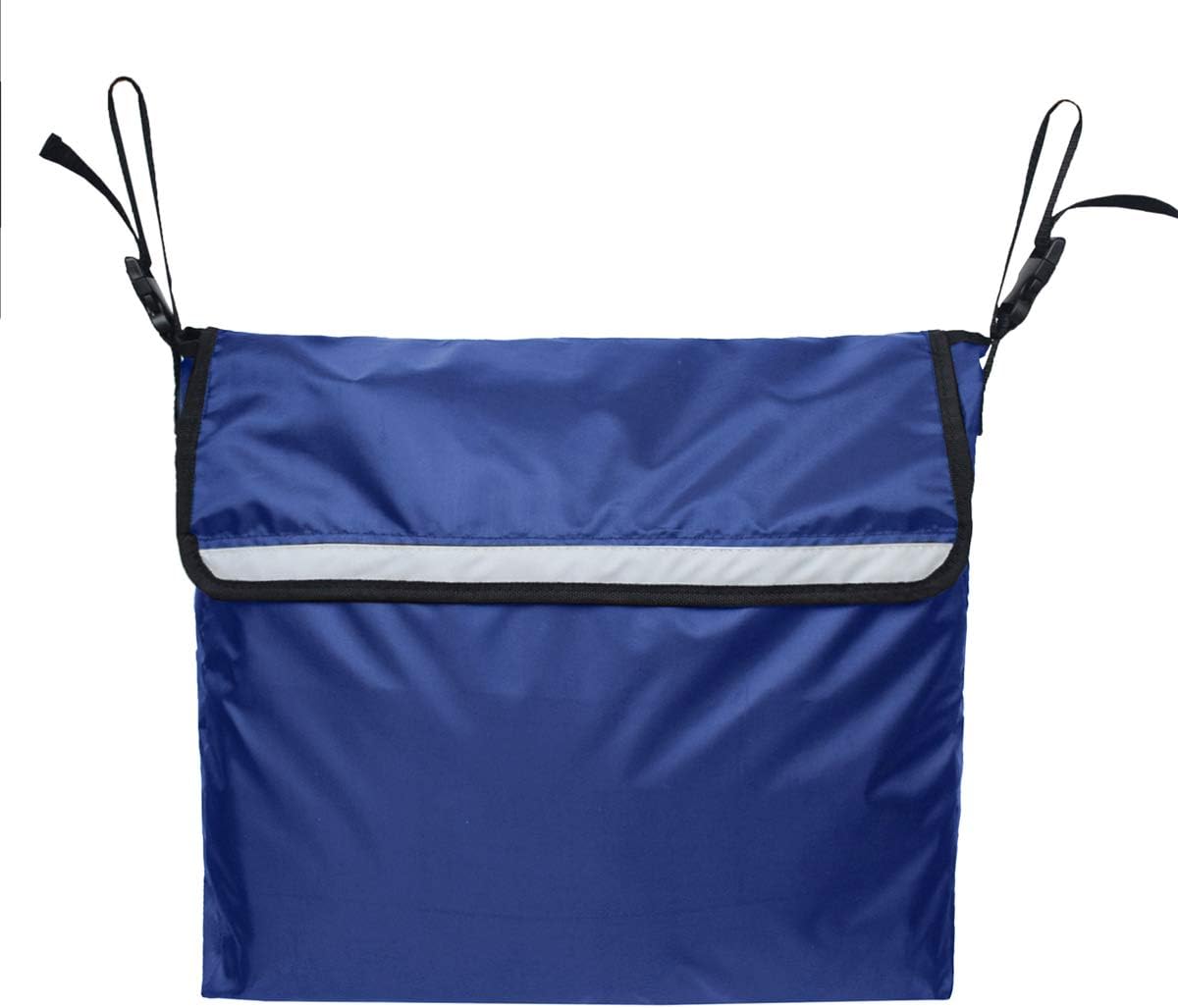 MXCELL Wheelchair Backpack Bag, Walker Side Bags Travel Storage Bag for Wheelchair Stroller Hanging Portable Storage Basket, Blue: Health & Personal Care