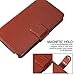 Style4U Galaxy Note Edge Case, Note Edge Case, Premium PU Leather Stand Wallet Case with ID Credit Card/Cash Slots for Samsung Galaxy Note Edge+ 1 Stylus [Brown]