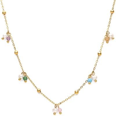 Collier Shamira Dots Acier Plaqué Or Bijoux pour femmes