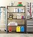 Whitmor Supreme 5 Tier Adjustable Shelving - 500 Pound Weight Capacity Per Shelf - Leveling Feet