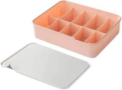 Caja de almacenamiento de plástico con 10 celdas de KCPer, para