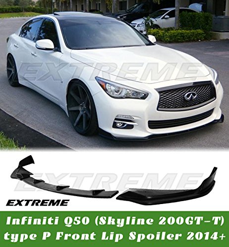 最適な材料 日産 スカイライン V37 インフィニティ Q50 セダン 0gt T Type P フロント リップ スポイラー 3pcs 素地 未塗装 14 Bxxn 肌触りがいい Inside Comelit Nl