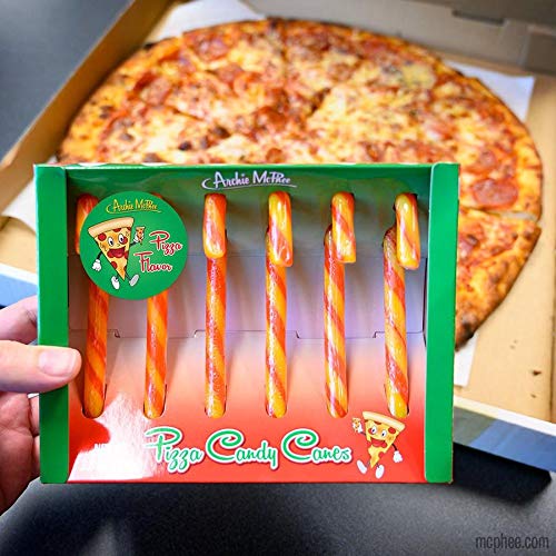 Pizza - Candy Canes (Pack of 6)
