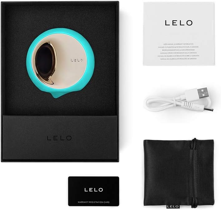 LELO ORA 3 Oral Pleasure Massager Aqua, Sensual Personal Stimulator for Women - Image 4
