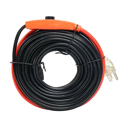 9milelake Cold Weather Pipe and Valve Heating Cable with Built-in Thermostat - 40 Feet - Thumbnail 3