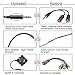 LP Headphone Splitter, Nylon-Braided 3.5mm Audio Stereo Splitter, Male to 3 Female Ports for MacBook, Mac, iPad, iPhone(≤6), iPod, Tablet, Laptop, PC, Earphone, Kindle, MP3 Player, Speaker & More