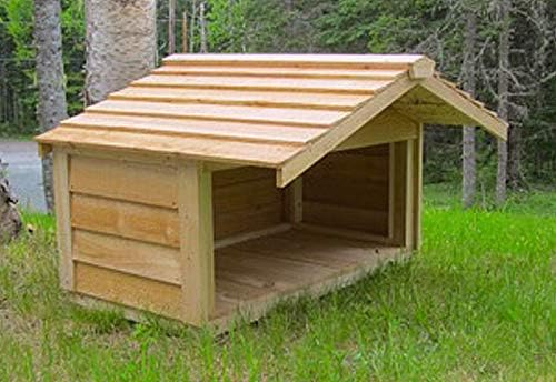 Cozycatfurniture Large Cedar Outdoor Pet Feeding Station Amazon Co Uk Pet Supplies