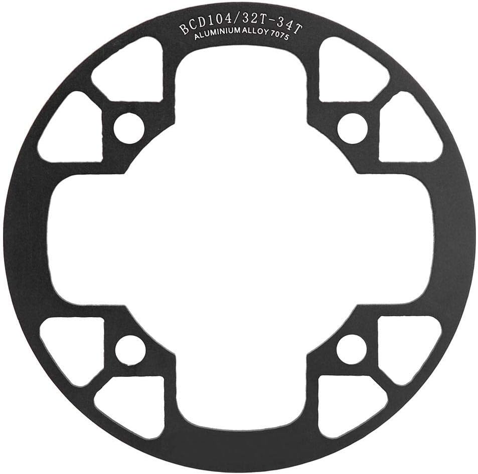 Kettenschutzscheibe Schwarz Für Mountainbike - Kettenrad Abdeckung Shimano