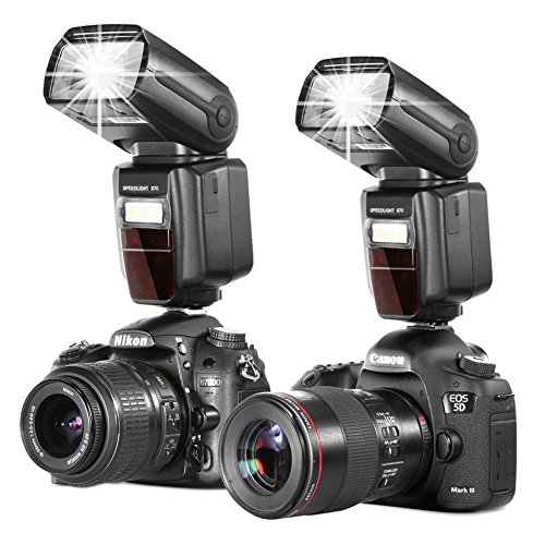 Neewer-Li-ion-Battery-Flash-E-TTL-I-TTL-HSS-Master-Slave-Flash-Speedlite-for-Canon-Nikon-DSLR-Camera-with-Rechargeable-2400mAh-Battery-ChargerNW-870