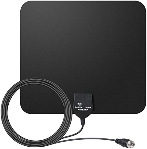HDTV Antenna 35 Miles Range Indoor Digital TV Antenna with 16.5ft Coaxial Cable