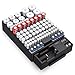 EBL Wall Mount Battery Storage Organizer With Tester, Various Sizes Battery Containers Holder Case for AA AAA C D 18650 9V, Button Battery (Not Includes Batteries)