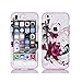 iPhone 6s Case,iPhone 6s Phone Cover,Case for iPhone 6s.Fastbee Floral Printed Hybrid Hard Case Cover For iPhone 6/6s 4.7 inch Purple