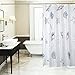 Shower Curtain Liner with 12 Curtain Hooks Clear Shower Curtain Liner Mildew Resistant Waterproof Plastic Shower Curtain Liner Seashell Conch Starfish 72×72 Inch Shower Curtain Liner by Yivion