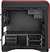 AeroCool MicroATX and Mini-ITX Dead Silence Series Case with Top Removable Dust Filter DS-Cube Red