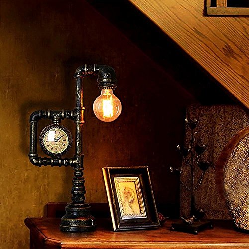 Iron Water Pipes Table Lamp - Image 5