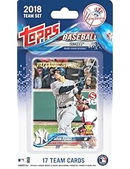 New York Yankees 2018 Topps Baseball EXCLUSIVE Special Limited Edition 17 Card Complete Team Set with AARON JUDGE, GIANCARLO STANTON,Gary Sanchez, Clint Frazier RC & Many More! WOWZZER