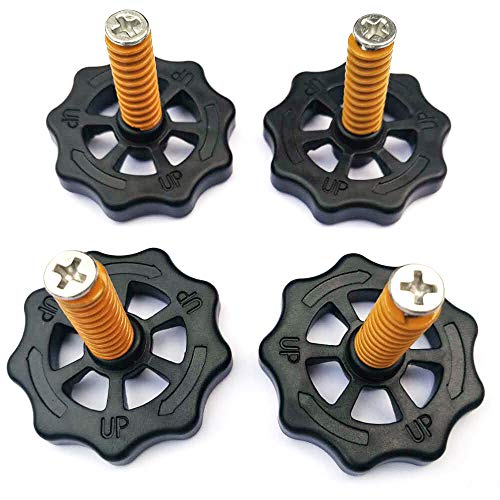 Befenybay 4PCS Upgraded Hand Twist Leveling Nut Diameter 40mm+ 4PCS Hot Bed Light Load Compression Mould Die Springs + 4PCS M4X35 Screws for 3D Printer - Thumbnail 3