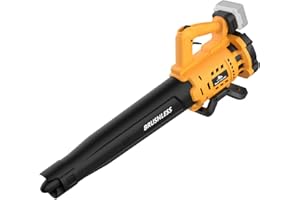 SUMYOUNG Cordless Leaf Blower for De-Walt 20V Max Battery, 480 CFM Electric Blower with Brushless Motor, Lockable to Maintain Speeds up to 130MPH, Handheld Blower for Snow Blowing, Lawn Care, Yard(No Battery)