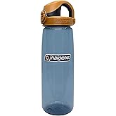 Nalgene On the Fly BPA-Free Water Bottle, Rhino with Brown/Black, 24 Oz