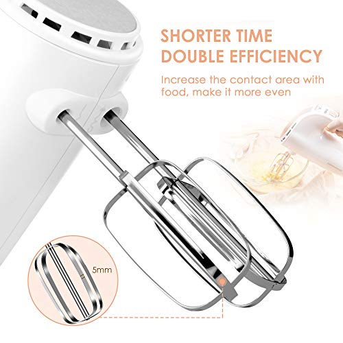 REDMOND Hand Mixer, 5Speed Electric Hand Mixer with Turbo, Easy Eject