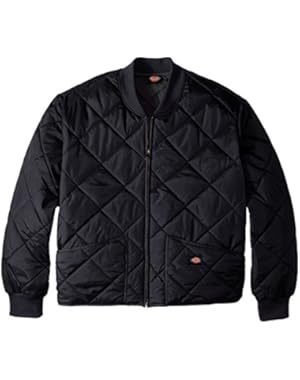 Men's Big Diamond Quilted Nylon Jacket