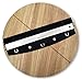 Checkered Chef Premium Pizza Cutter and Cutting Board Set - Rocker Blade With Protective Cover And Round Wooden Pizza Board