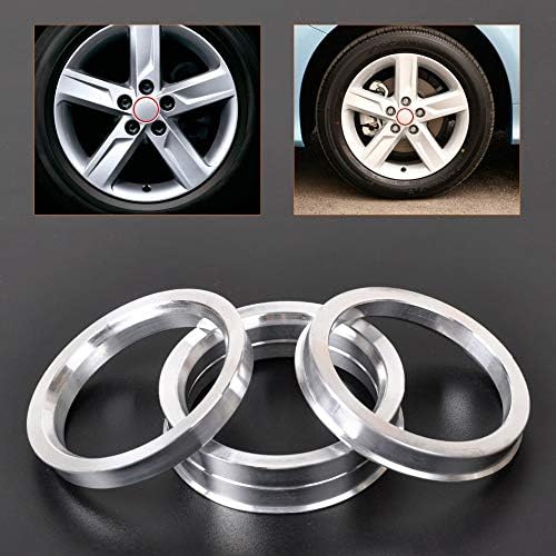 4Pcs New Car Aluminum Hub Rings | 60.1mm Car Hub to 73.1mm Wheel Bore | ID 60 | OD 73 Fit for Toyota Corolla Lexus ES350