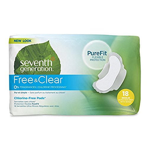 Seventh Generation Ultrathin Pads, Overnight with wings