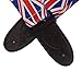Liujie Guitar Strap - Soft dacron cotton ribbon Wide Adjustment Range and Secure Leather Holes-Suitable for All Ages (1#)